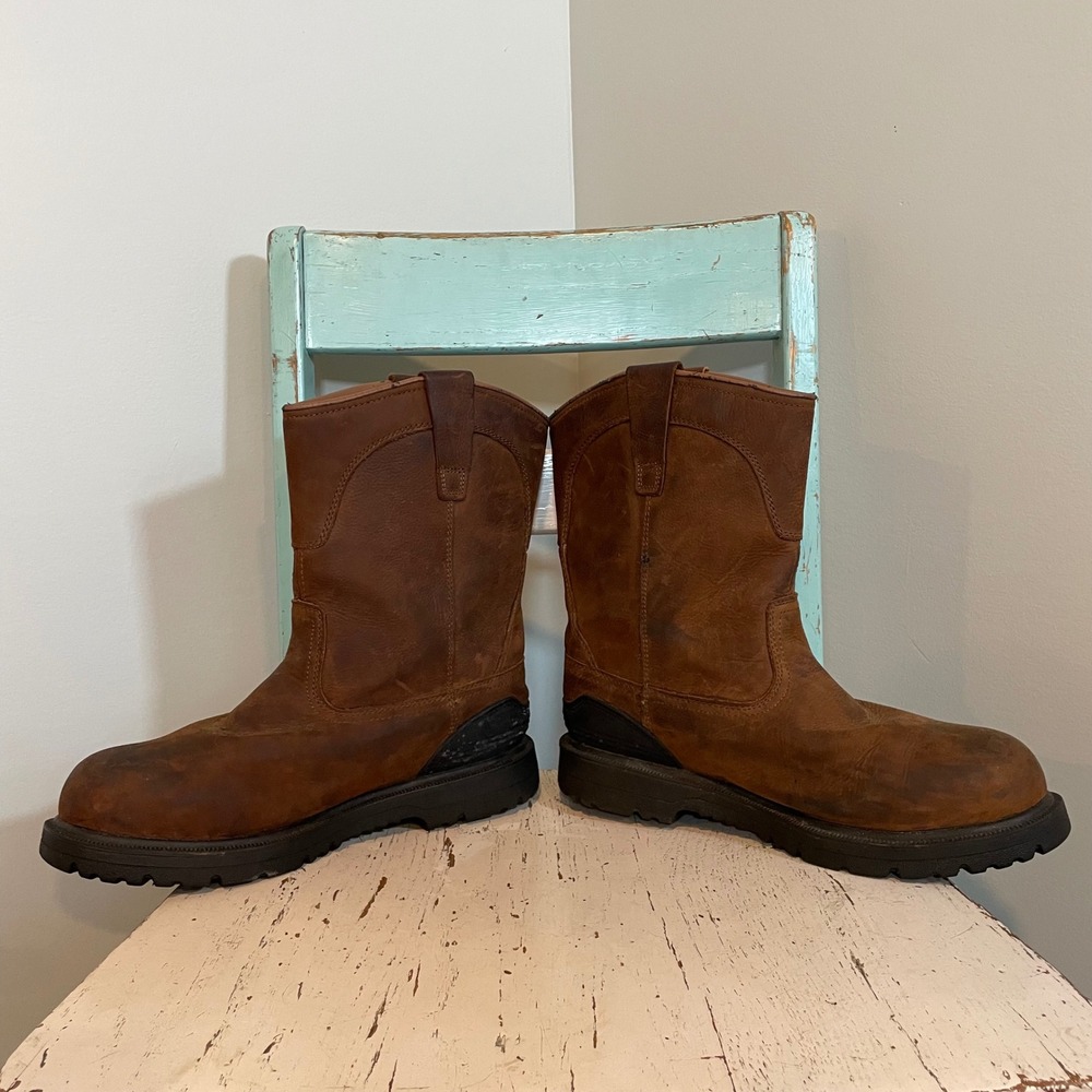 Herman Survivors Men's Waterproof‎ Steel Toe Oil Slip Resistant Work Boots Sz 10 - Picture 7 of 10